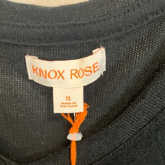 Knox Rose Black Women's Tunic Top - Picture 2 of 6